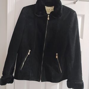 Elegant Black Teddy Jacket